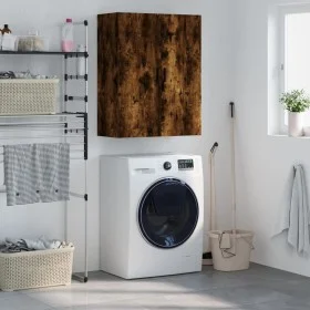 Armario de pared roble ahumado 69,5x34x90 cm de vidaXL, Aparadores - Ref: Foro24-828441, Precio: 64,05 €, Descuento: %