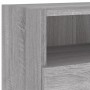Muebles de pared para TV 2 uds madera gris Sonoma 100x30x30 cm en Muebles TV | Comprar online en Foru.es