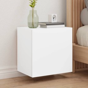 Mueble de TV de pared madera ingeniería blanco 40,5x30x40 cm en Muebles TV | Comprar online en Foru.es