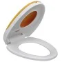 Asiento de inodoro de adultos y niños de cierre suave amarillo de vidaXL, Asientos de inodoros y bidés - Ref: Foro24-141766, ...