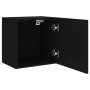 Muebles TV de pared 2 uds madera ingeniería negro 40,5x30x40 cm en Muebles TV | Comprar online en Foru.es