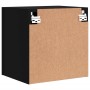 Muebles TV de pared 2 uds madera ingeniería negro 40,5x30x40 cm en Muebles TV | Comprar online en Foru.es