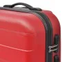 Set Trolley Maleta Rígida Tres Uds. Rojo de vidaXL, Maletas - Ref: Foro24-91143, Precio: 129,36 €, Descuento: %