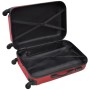 Set Trolley Maleta Rígida Tres Uds. Rojo de vidaXL, Maletas - Ref: Foro24-91143, Precio: 124,07 €, Descuento: %