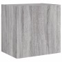 Muebles de TV de pared 2 uds madera gris Sonoma 40,5x30x40 cm en Muebles TV | Comprar online en Foru.es