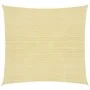 Toldo de vela cuadrado 3,6x3,6 m HDPE beige de vidaXL, Sombrillas - Ref: Foro24-42282, Precio: 45,05 €, Descuento: %