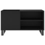 Mueble de discos madera de ingeniería negro 85x38x48 cm de vidaXL, Almacenamiento para CD y DVD - Ref: Foro24-831709, Precio:...