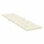 Cojín para tumbona color crema (75+105)x50x4 cm de vidaXL, Cojines para sillas y sofás - Ref: Foro24-314175, Precio: 28,91 €,...