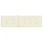 Cojín para tumbona color crema (75+105)x50x4 cm de vidaXL, Cojines para sillas y sofás - Ref: Foro24-314175, Precio: 28,91 €,...