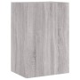 Mueble TV de pared madera ingeniería gris Sonoma 40,5x30x60 cm en Muebles TV | Comprar online en Foru.es