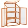 Invernadero de madera de abeto 60x45x100 cm de vidaXL, Invernaderos - Ref: Foro24-314848, Precio: 126,38 €, Descuento: %