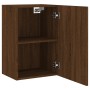 Mueble TV de pared madera ingeniería marrón roble 40,5x30x60 cm en Muebles TV | Comprar online en Foru.es