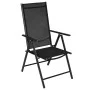 Sillas plegables de jardín 4 uds aluminio y textilene negro de vidaXL, Sillas de jardín - Ref: Foro24-41731, Precio: 215,92 €...