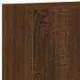 Mueble TV de pared madera ingeniería marrón roble 40,5x30x60 cm en Muebles TV | Comprar online en Foru.es