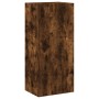 Mueble TV de pared madera ingeniería roble ahumado 40,5x30x90cm en Muebles TV | Comprar online en Foru.es