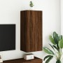 Mueble TV de pared madera ingeniería marrón roble 40,5x30x90 cm en Muebles TV | Comprar online en Foru.es