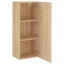 Mueble TV de pared madera ingeniería roble Sonoma 40,5x30x102cm en Muebles TV | Comprar online en Foru.es