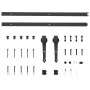 Kit de herrajes para puertas correderas acero negro 183 cm by vidaXL, doorframes - Ref: Foro24-142827, Price: 47,63 €, Discou...
