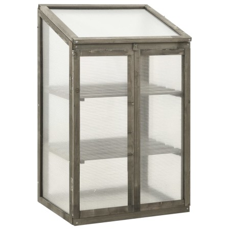 Invernadero de madera de abeto 60x45x100 cm de vidaXL, Invernaderos - Ref: Foro24-314849, Precio: 124,97 €, Descuento: %