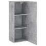 Mueble de TV de pared madera gris hormigón 40,5x30x102 cm en Muebles TV | Comprar online en Foru.es