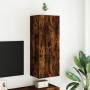 Mueble de TV de pared madera roble ahumado 40,5x30x102 cm en Muebles TV | Comprar online en Foru.es