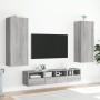 Mueble TV de pared madera ingeniería gris Sonoma 40,5x30x102 cm en Muebles TV | Comprar online en Foru.es