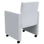 Sillas de comedor 6 uds cuero sintético blanco de vidaXL, Sillas de comedor - Ref: Foro24-160186, Precio: 924,57 €, Descuento: %