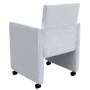Sillas de comedor 6 uds cuero sintético blanco de vidaXL, Sillas de comedor - Ref: Foro24-160186, Precio: 864,00 €, Descuento: %