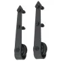 Kit de herrajes para puertas correderas SKIEN acero negro 200cm de vidaXL, Marcos de puertas - Ref: Foro24-145259, Precio: 18...