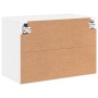 Mueble para TV de pared blanco 60x30x41 cm en Muebles TV | Comprar online en Foru.es