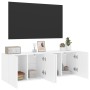 Muebles para TV de pared 2 unidades blanco 60x30x41 cm en Muebles TV | Comprar online en Foru.es
