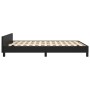 Estructura de cama con cabecero cuero sintético negro 140x200cm de vidaXL, Camas y somieres - Ref: Foro24-347501, Precio: 160...