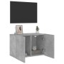 Mueble para TV de pared gris hormigón 60x30x41 cm en Muebles TV | Comprar online en Foru.es