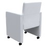 Sillas de comedor 4 unidades cuero sintético blanco de vidaXL, Sillas de comedor - Ref: Foro24-160185, Precio: 544,35 €, Desc...