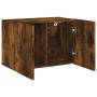 Mueble para TV de pared roble ahumado 60x30x41 cm en Muebles TV | Comprar online en Foru.es