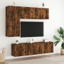 Muebles para TV de pared 2 unidades roble ahumado 60x30x41 cm en Muebles TV | Comprar online en Foru.es