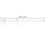 Kit herrajes para puertas correderas de acero blanco 200 cm de vidaXL, Marcos de puertas - Ref: Foro24-151708, Precio: 67,75 ...