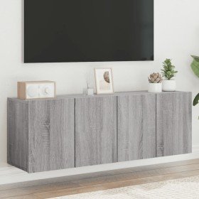 Muebles para TV de pared 2 unidades gris Sonoma 60x30x41 cm en Muebles TV | Comprar online en Foru.es