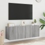 Muebles para TV de pared 2 unidades gris Sonoma 60x30x41 cm en Muebles TV | Comprar online en Foru.es