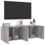 Muebles para TV de pared 2 unidades gris Sonoma 60x30x41 cm en Muebles TV | Comprar online en Foru.es