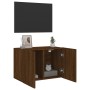 Mueble para TV de pared roble marrón 60x30x41 cm en Muebles TV | Comprar online en Foru.es