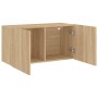 Mueble para TV de pared roble Sonoma 80x30x41 cm en Muebles TV | Comprar online en Foru.es