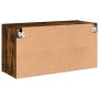 Mueble para TV de pared roble ahumado 80x30x41 cm en Muebles TV | Comprar online en Foru.es