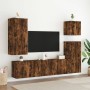 Muebles para TV de pared 2 unidades roble ahumado 80x30x41 cm en Muebles TV | Comprar online en Foru.es