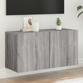 Mueble para TV de pared gris Sonoma 80x30x41 cm en Muebles TV | Comprar online en Foru.es