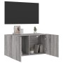 Mueble para TV de pared gris Sonoma 80x30x41 cm en Muebles TV | Comprar online en Foru.es