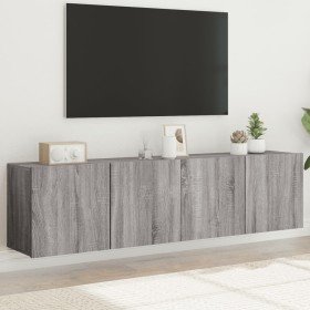 Muebles para TV de pared 2 unidades gris Sonoma 80x30x41 cm en Muebles TV | Comprar online en Foru.es