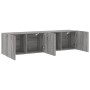 Muebles para TV de pared 2 unidades gris Sonoma 80x30x41 cm en Muebles TV | Comprar online en Foru.es
