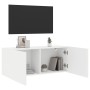 Mueble para TV de pared blanco 100x30x41 cm en Muebles TV | Comprar online en Foru.es