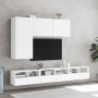 Mueble para TV de pared blanco 100x30x41 cm en Muebles TV | Comprar online en Foru.es